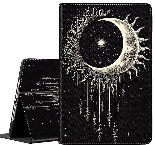 iPad 10.2 Case 2021 iPad 9th Generation / 2020 iPad 8th Generation / 2019 iPad 7th Generation Case, Durable Shockproof Protective Cover for 10.2,Sun Moon