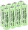CICMOD Piles Rechargeables Ni-MH AAA 600mAh HR03 1.2 V Batterie Rechargeable Lot de 8 pour Produits Solaires, électroniques Quotidiens