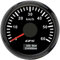 ELING 52 mm GPS-Tachometer 0–60 km/h Geschwindigkeitsanzeige mit 7 Farben Hintergrundbeleuchtung 12 V 24 V für LKW-Traktoren (schwarz+schwarz, 0-60KM/H)
