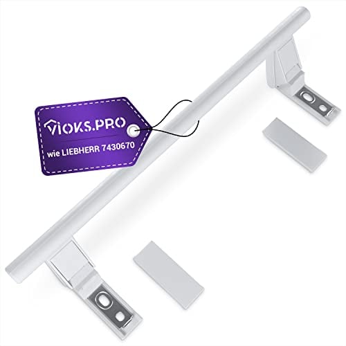 Vioks.pro Kühlschrankgriff Weiss Ersatz für Liеbherr Kühlschrank Griff 7430670 Liеbherr Kühlschrank Ersatzteile Türgriff - Stangenform Griff für Gefrierschrank