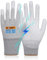 HPHST P1001 ESD-PU Handschuhe - antistatisch und Touchscreen-fähig, Handschuhe für Reinigung und Reparatur (weiß（ 12 Paar), XL