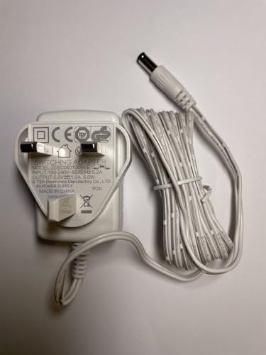 Replacement for 5V 1A AC-DC Adaptor for BUSH Wooden Turntable with Legs KTS-607