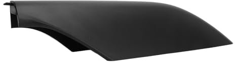 Yctze Dachgepäckträger-Endkappe, ABS-Dachträger-Endabdeckung, Verschleißfeste Schwarze Dachgepäckträger-Schienen-Endschalenkappenverkleidung für GX470 2003 Bis 2009 (Hinten Links