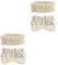 Vaguelly 4pcs Adjustable Boy Girl Diaper Fixing Tape Reusable Elastic Fasteners for Comfortable Convenient Use Soft Material Suitable for Newborns for Travel Everyday Diapering