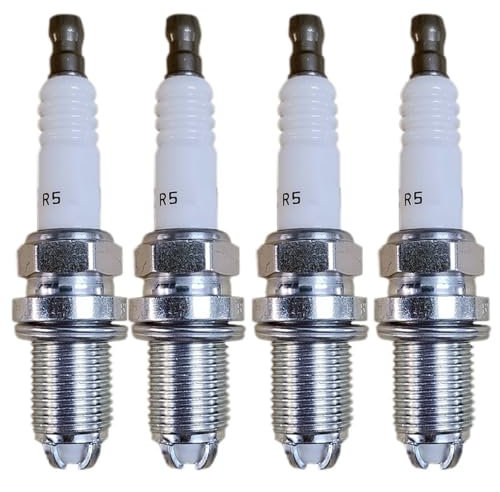 4 Stück 12120037607 BKR6EQUP Zündkerze kompatibel mit BMW E46 E39 E60 E61 E63 E64 M54 M62 Z3 320 528 12120037607 Iridiumkerzen Auto-Zündkerzen