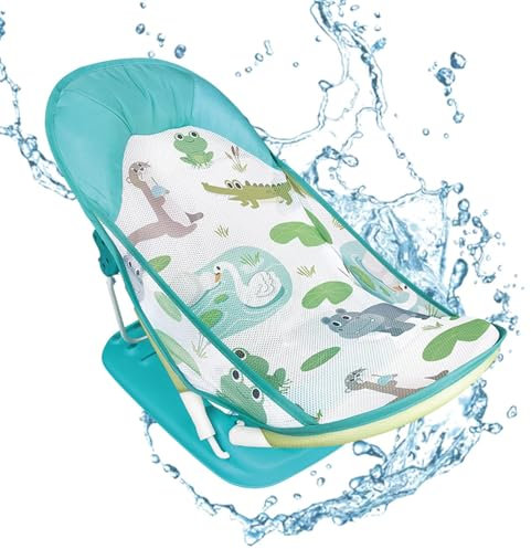 FVPKYUR Faltbares badbad Sitz, badunterstützung | -Duschbadin | Platz sparende faltbare Dusche Badewanne, Badewanne Unterstützung für Kinder Mädchen