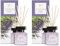ipuro - Essentials Raumduft Lavender Touch 50ml | Raumerfrischer mit Lavendel, Zitrus, Blüten, Minze & Moschus Duft Aroma | Diffuser mit Stäbchen | Lufterfrischer für die Wohnung (Packung mit 2)
