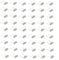 Zilimontt Scarifier/Lawn Raker Replacement Spring Tines for Greenworks 27022 2500600G, Lawn Scarifier Accessories(54pcs)