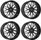 4x Dotz Felgen Suzuka black 8.0Jx19 ET27 5x112 kompatibel mit Audi A4 A5 A6 A7 A8 Q5