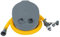 QSTDGVPW Bomba de Pie, Universal, Portátil, Eficiente Y Fácil de Inflar, Bomba Inflable para Actividades Al Aire Libre, Camping, Colchones de Aire, 10 Inch