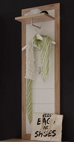 Stella Trading Can Can Paneel, Garderobenpaneel, Holzdekor, San Remo-Weiß, (B/H/T) 48 x 148 x 25 cm