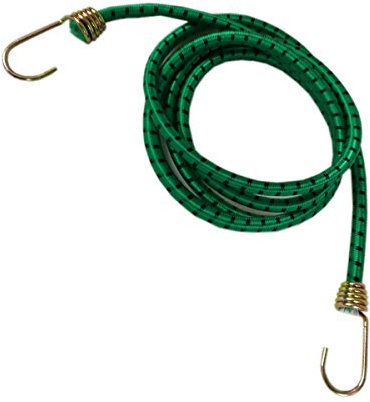Corda Elastica 10 metri compresa di 2 Ganci Verde STI