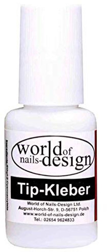 Profi-Tipkleber, Spezial Nagelkleber extra stark in der Pinselflasche 1er Pack (1 x 7,5gr.)