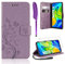 AROYI Cover Xiaomi Redmi Note 9, Retro Design Flip Caso in PU Pelle Premium Portafoglio [Slot per Schede] [Chiusura Magnetica] Custodia per Xiaomi Redmi Note 9 - Viola