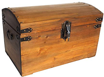 MYBOXES Schatzkiste Piratentruhe Geschenkskiste Größe 60x40x41cm