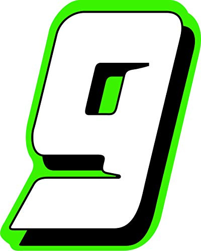 Sticker Aufkleber Nummer Rennen Rallye Motocross Höhe 10 cm