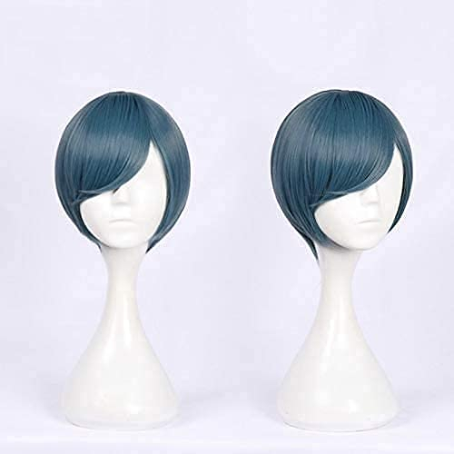 PerüCken FüR Black Butler Ciel Phantomhive, Erwachsene Haarteile Anime Cosplay Requisiten ZubehöR, Anwendbarer Anlass Halloween Party Karneval Nachtleben