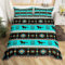 richhome Pferd Bettbezug Set 135x200,Dreamcatcher Aztec Muster Cowboy Bettwäsche Set, Indische mexikanische geometrische Tröster Abdeckung, Bunte Boho Quilt Cover, 1 Kissenbezug