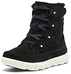 Sorel Femme Explorer Joan Wp Snow-boots, Black Fawn Explorer Next Joan, 39 EU