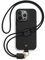 WIIUKA Hülle für iPhone 15 Pro Max, Leder aus Deutschland, Lederhülle Handykette, Premium Handyhülle, Case, Kette Band Umhängen, Schwarz