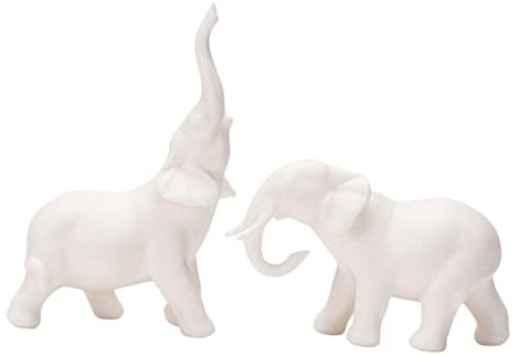 TOPBATHY Realistische Porzellan Elefanten Figuren Tiere Skulptur Figuren Elefant Ornamente Für China Dekorationen