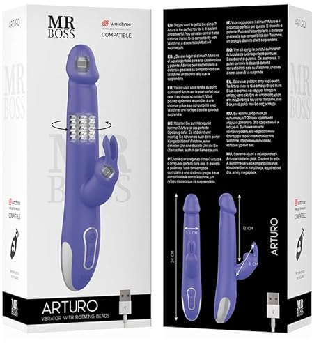 MR BOSS- Arturo Vibrator & Rotator Compatible with WATCHME Wireless Technology