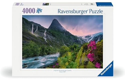 Ravensburger 12000811 - Stunning Mountainvibes - 4000 pieces jigsaw puzzle – Puzzle for adults and kids age 14 years up, nature puzzle, landscape jigsaw