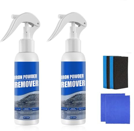 Car Rust Remover Spray, Iron Powder Remover, Multi-Purpose Rust Remover, Metal Paint Cleaner, Rust Out Instant Remover Spray, Car Maintenance Spray Rust (200ml)