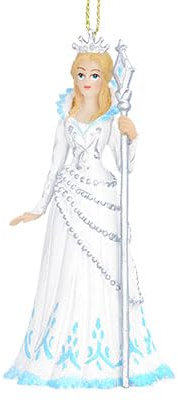 Gisela Graham Fairytale White Snow Queen Christmas Decoration