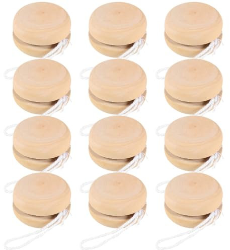 36 PièCes Boules En Bois Non à Peindre Pour Enfants, Boules Diy IdéAles Pour CréAtions Artisanales Et DéCorations De NoëL