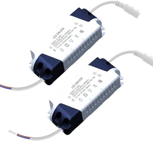 LEDSone LED Treiber, 12-18W, AC85-265V Eingang, DC36-72V 300mA Ausgang, 2 Stück (48, Watt)