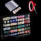 BetterJonny Nail Art Display Stand, Nail Tips Nail Art Tips with Display Strips Nano Glue Nail Art Display Board Nail Display Display Salon Nail Colour Pattern Nail Practice Card Board