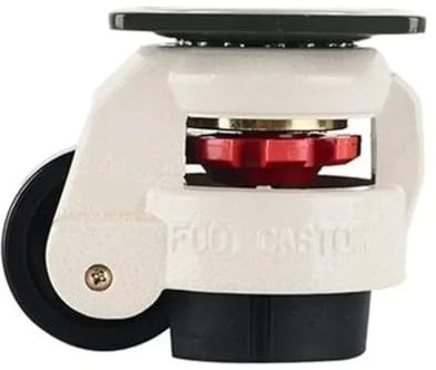 1 Stück GD-40F/60F/80F, Last 500 kg, Radverstellung, Rollen mit flacher Unterstützung, Schwerlast-Industrierollen(GD-60S)