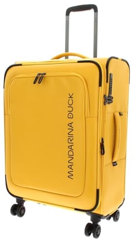 Mandarina Duck Eco Coated Exp Trolley M Duck Yellow