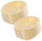 Hintyne 10 pezzi cestini per pane ovali per tavolo cesti regalo in plastica 7,9x2,4'' cestini per alimenti vuoti cestino per frutta per cucina ristorante
