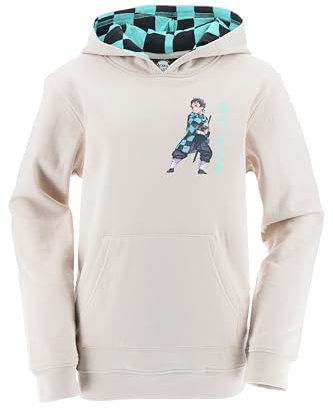 Demon Slayer, Sweat Shirt, Garçon (Beige,8 Ans)