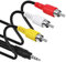 Uootery AV Lead Cable to Connect Sony Hi8 HandyCam Camcorder to TV Screen
