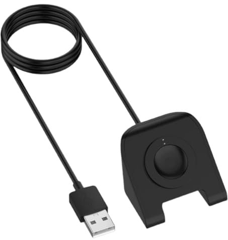Vaguelly Ersatz Ladegerät USB Ladeadapter Für Fossil Gen Gen Smartwatch Kompakte Ladestation Im Hochformat Aus Strapazierfähigem TPE Material Für Büro