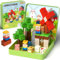 Magnetische Bausteine Reise Spielset, 49PCS Reise Magnet-Bausteine Spiel, Bauernhof Tiere magnetische Konstruktionen Spielzeug für Kinder ab 3 Jahren, STEM Montessori stapeln Spielzeug