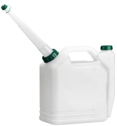 Kfz-Ölkrug – transparenter 1-Liter-PP-Messbehälter, langlebige Flasche mit verlängertem Ausguss | Perfekt für Rasenmäher, Garagenarbeiten, Fahrzeugwartung, Motorölwechsel, Werkstatt, Heimgebrauch, Flü