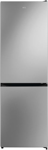 AEG Fridge Freezer ORC6M301DV, 198/73 L, Class E, Inox | Class E, 198/73 L capacity, LED lighting, safety glass shelves, Inox