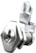 Alfa 40993 - Cerr.buzon handlock btv curva cromada