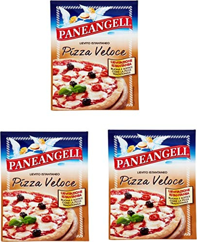 3x Paneangeli Lievito istantaneo Pizza veloce istant hefe Mischung kuchen 26g