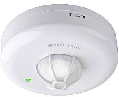 Bewegungsmelder weiß, 360 Grad, innen IP20, Aufputz Deckenmontage, LED geeignet
