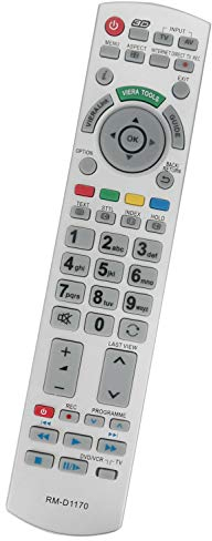 ALLIMITY N2QAYB000504 Fernbedienung Ersetzen für Panasonic Plasma Bravia 3D TV TX-L42V20E TX-L37G20E TX-L37V20E TX-P42GT20E TX-L32G20E TX-L32D28EP TX-P42G20E TX-L42G20E TX-L37D25E