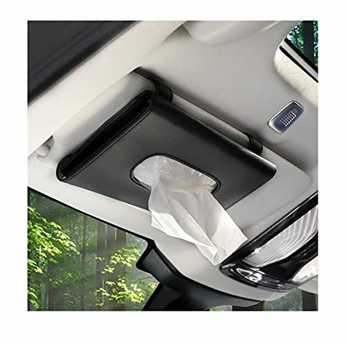 Wakauto Auto Taschentuchhalter Sonnenblende Serviettenclip Hängende Box Pu Leder Rücksitz Taschentuch Fall Taschentücher Box Spender Taschentuchspender Sonnenblende Organizer Taschentuchspender Lustig