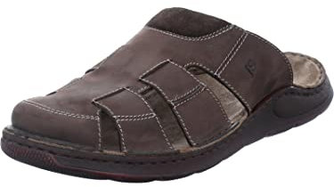 Josef Seibel Herren Pantoletten Maverick 02, Männer Slipper,Weite G (Normal),Mules,Gartenschuhe,Sommerschuhe,sommerclogs,Braun (Mocca),41 EU