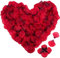 4000PCS Pétales de Rose Rouge Artificielle en Soie pour Décoration de Mariage, Saint Valentin, Fête, Anniversaire -Pétales de Fleur Eternelle Cadeau pour Amie/Copine/Financée/Femme/Maman