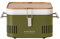 everdure by heston blumenthal Holzkohlegrill CUBE I mobiler Outdoor-Gril in Kakil I tragbarer Gourmet-Grill mit porzellanemaillierter Grillwanne I Camping-Grill mit Stauraum & Schneidebrett