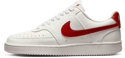 Nike DH3158 Court Vision Lo White Cinnabar Rosso Bianco Scarpe Sneakers Donna Lacci 38